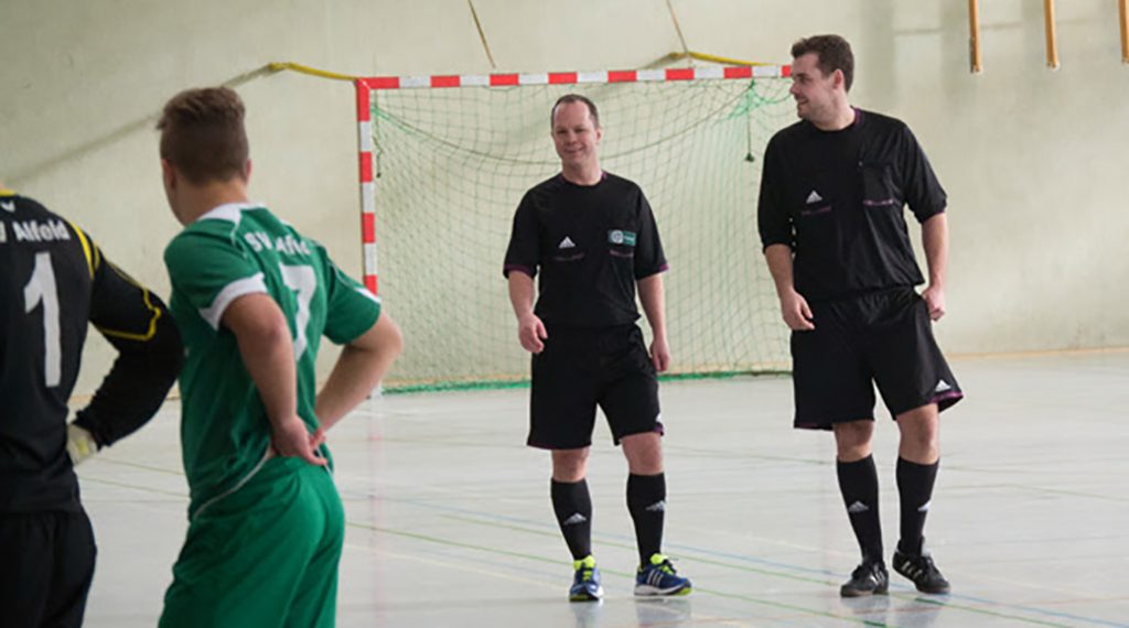 Marcus und Florian beim Futsal