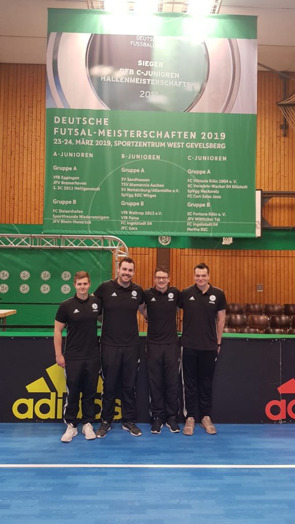 Julian Eberhardt und Florian Deckwert beim Futsal Junioren Finale DFB 2019