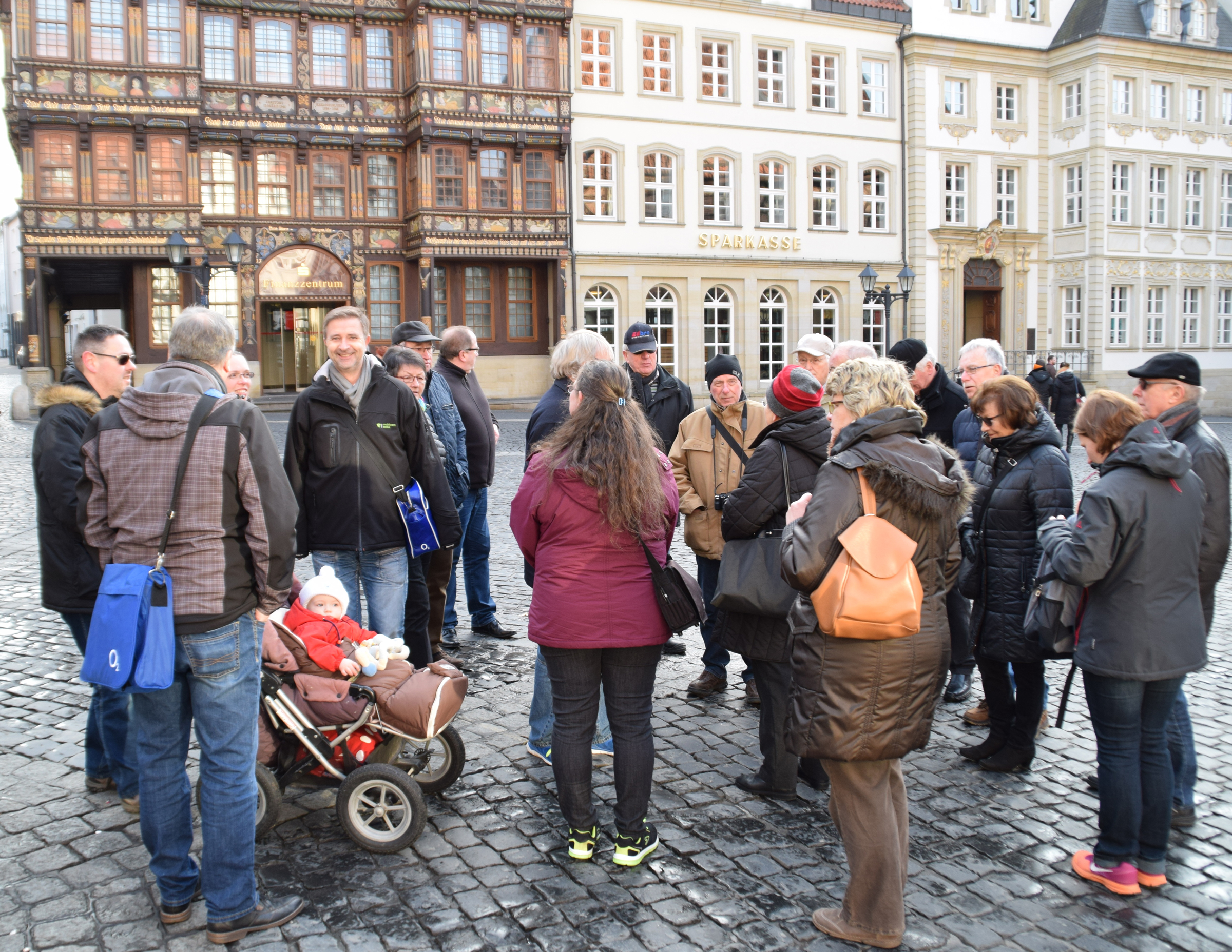 Braunkohlwanderung 2016 auf dem Hildesheimer Marktplatz